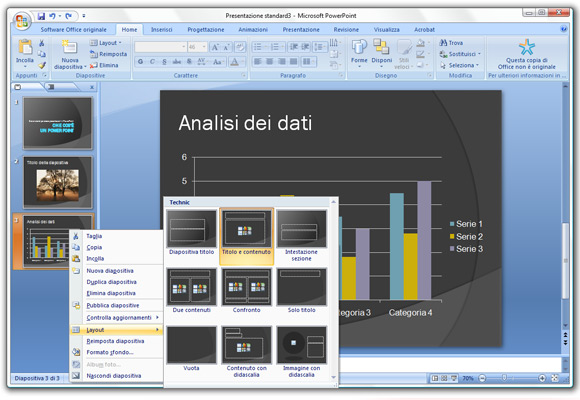 PowerPoint: layout